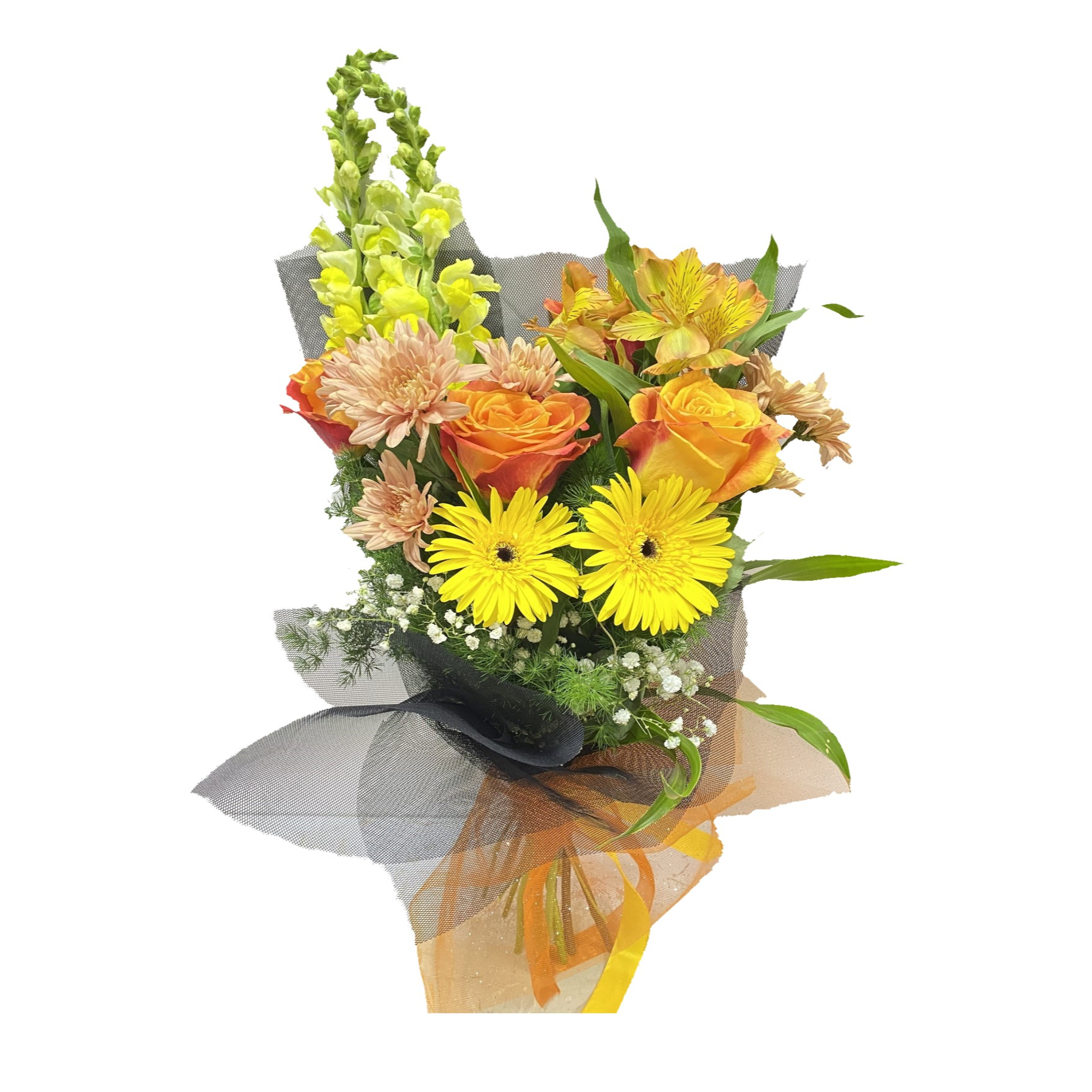 Boeket geel/oranje