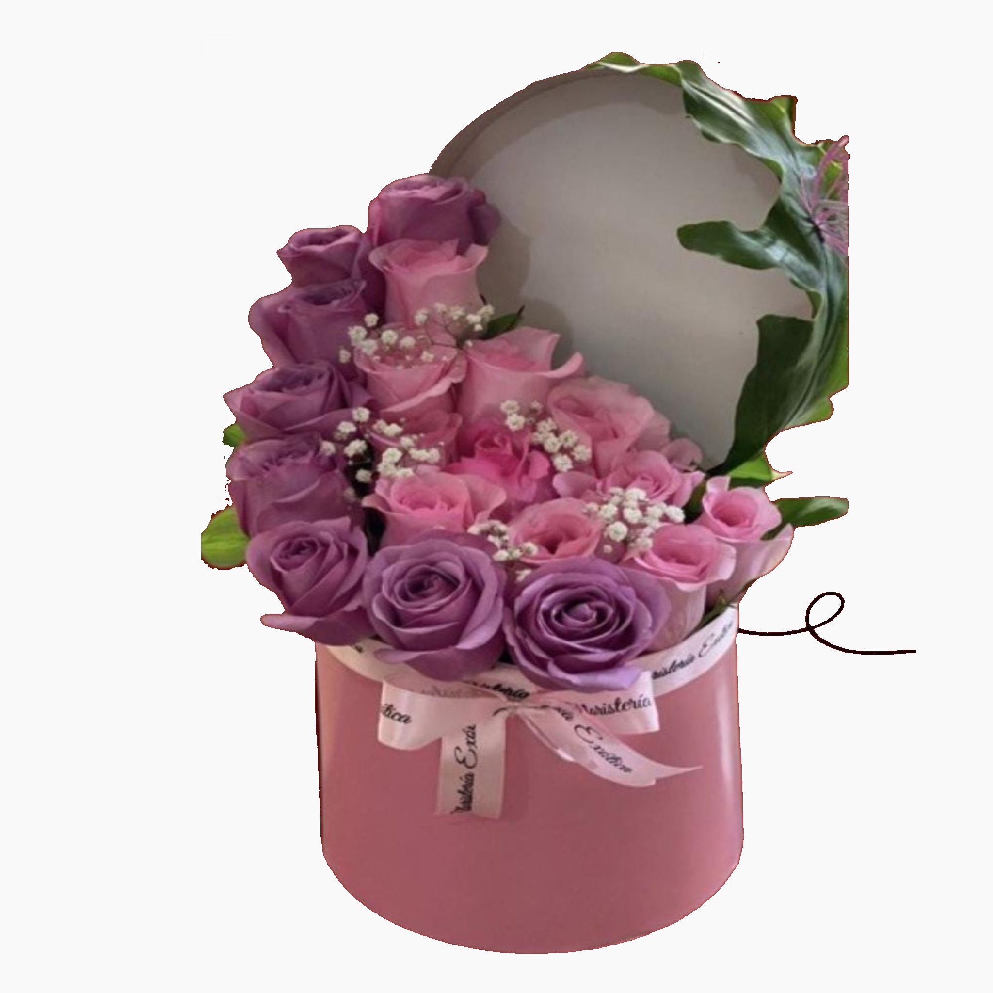 Cadeaubox paars/roze